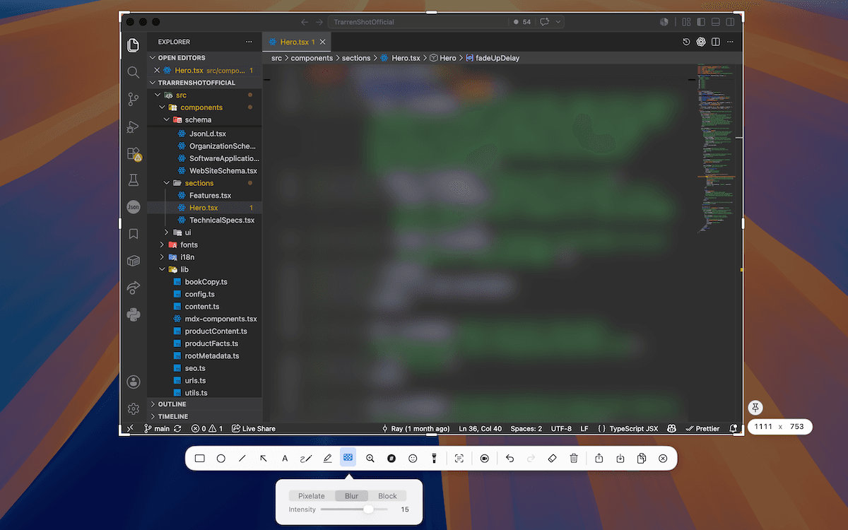 Spotlight & Pixelate